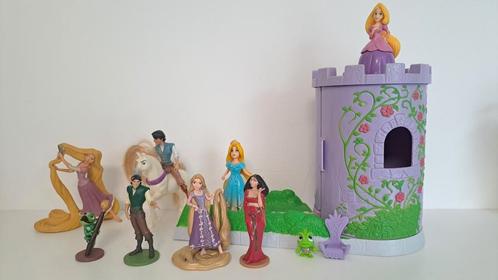 Rapunzel Disney speelset poppetjes, Verzamelen, Disney, Zo goed als nieuw, Beeldje of Figuurtje, Ophalen of Verzenden