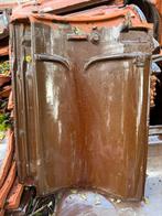 400x Laumans bruin geglazuurd, Doe-het-zelf en Verbouw, Dakpannen en Dakbedekking, Ophalen, Steen of Klei, A, 15 m² of meer