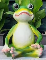 Kikker,Grappige XL Grote Kikker 47cm,in Boeddha-zit,,,,,,,,,, Tuin en Terras, Tuinbeelden, Ophalen, Nieuw, Kunststof, Dierenbeeld