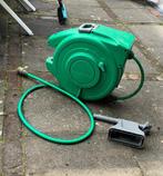 Automatische Hozelock Tuinhaspel 20m + Muurbevestiging, Ophalen, Gebruikt, Tuinslanghaspel