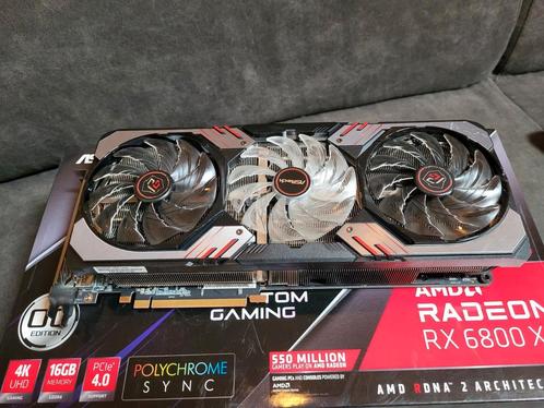 RX6800XT Asrock PGD 16GO, Computers en Software, Videokaarten, Zo goed als nieuw, PCI, GDDR6, Ophalen