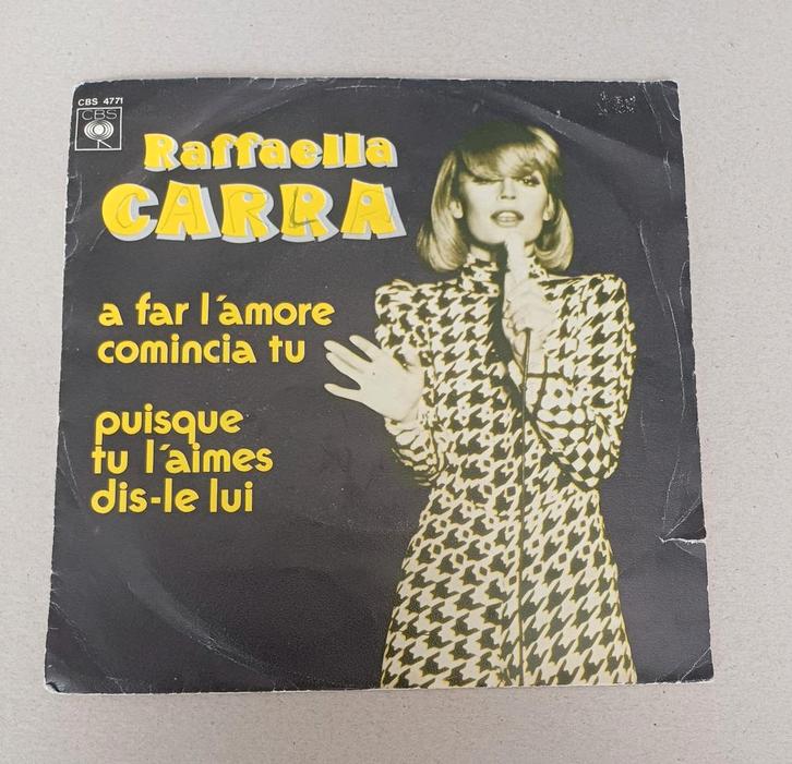 Raffaella Carra - A Far L'Amore Comincia Tu, Cd's en Dvd's, Vinyl Singles, Gebruikt, Single, Pop, 7 inch, Ophalen of Verzenden