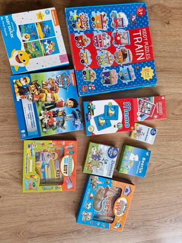 Spelletjes en puzzels voor jonge kinderen  beschikbaar voor biedingen