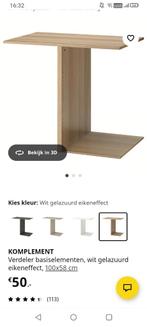 Ikea Pax Komplement verdeler wit gelazuurd eikeneffect, Ophalen, 50 tot 100 cm, Zo goed als nieuw, Minder dan 100 cm