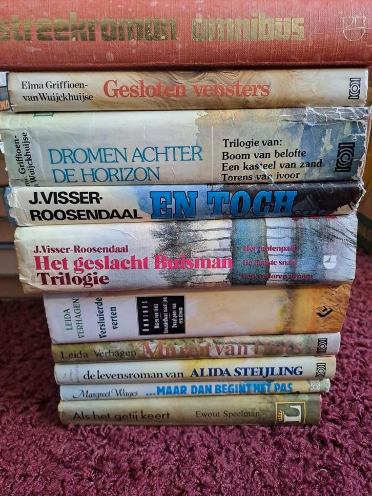 Streekromans 10 stuks 5 euro totaal, Boeken, Streekboeken en Streekromans, Gelezen, Ophalen