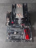 MSi Z170A Gaming M5 moederbord, Intel i5 processor + koeling, Computers en Software, Moederborden, Ophalen of Verzenden, Zo goed als nieuw