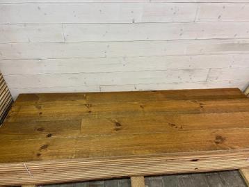 Verouderde grenen planken 20 x 170 Praline geolied , vloer beschikbaar voor biedingen
