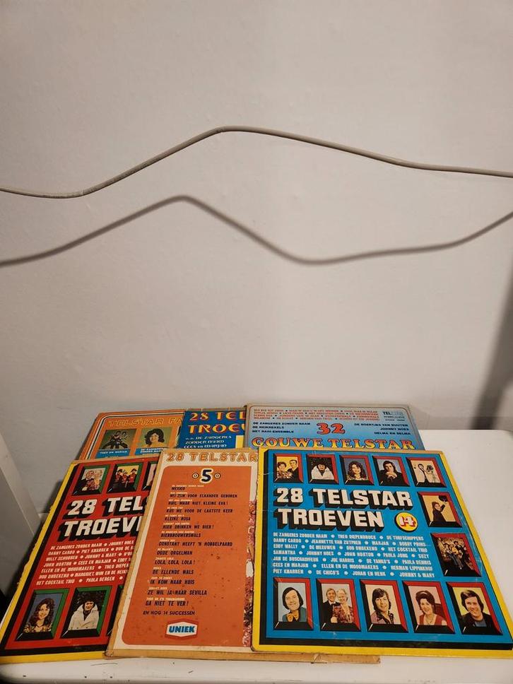 6 Telstar LP's: Troeven, Favorieten en gouwe ouwe, Cd's en Dvd's, Vinyl | Verzamelalbums, Gebruikt, Nederlandstalig, 12 inch, Ophalen of Verzenden
