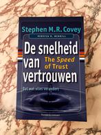 Stephen M.R. Covey De snelheid van vertrouwen Speed of trust, Boeken, Economie, Management en Marketing, Nieuw, Ophalen of Verzenden