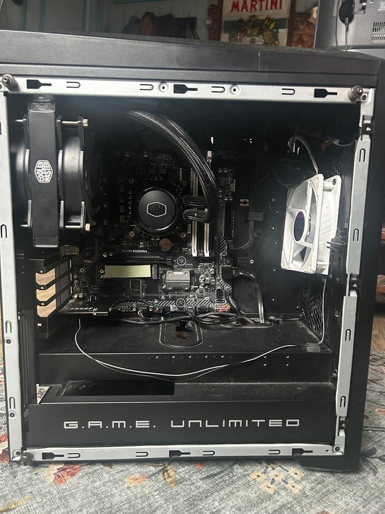 MSI Case, MSI B360M Bazooka, Intel i7-9700, 500 watt PSU, PCI-Express 3, HDMI, Overige soorten, Ophalen of Verzenden