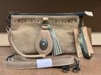 Ibiza schoudertasje / clutch, camel, Pretty Hot And Tempting, Ophalen of Verzenden, Nieuw, Beige, Overige typen