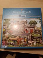 Gibsons, Farmyard Friends, 1000 stukjes, Hobby en Vrije tijd, Denksport en Puzzels, Ophalen of Verzenden, 500 t/m 1500 stukjes