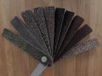 Bunch met staaltjes tapijt vloerbedekking bruin (2), Ophalen of Verzenden, Zo goed als nieuw, Materiaal