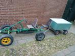 Skelter met aanhanger, Kinderen en Baby's, Speelgoed | Buiten | Skelters, Ophalen, Gebruikt, Overige merken, Met kar of aanhanger