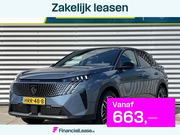 Peugeot 3008 1.2 HYBRID 136pk e-DCS6 Automaat GT | Stoel- en, Auto's, Peugeot, Bedrijf, Lease, Financial lease, Airbags, Lane Departure Warning