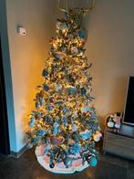 Mooie roze en blauwe kerstballen en figuren, Diversen, Kerst, Ophalen, Zo goed als nieuw