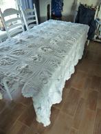 grote witte sprei / tafelkleed  190 bij 200 cm, Ophalen of Verzenden
