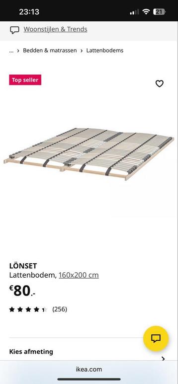 Ikea Malm Bed + Lattenbodem - afbeelding 2