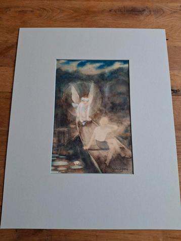 aquarel Johan Dijkstra beschikbaar voor biedingen