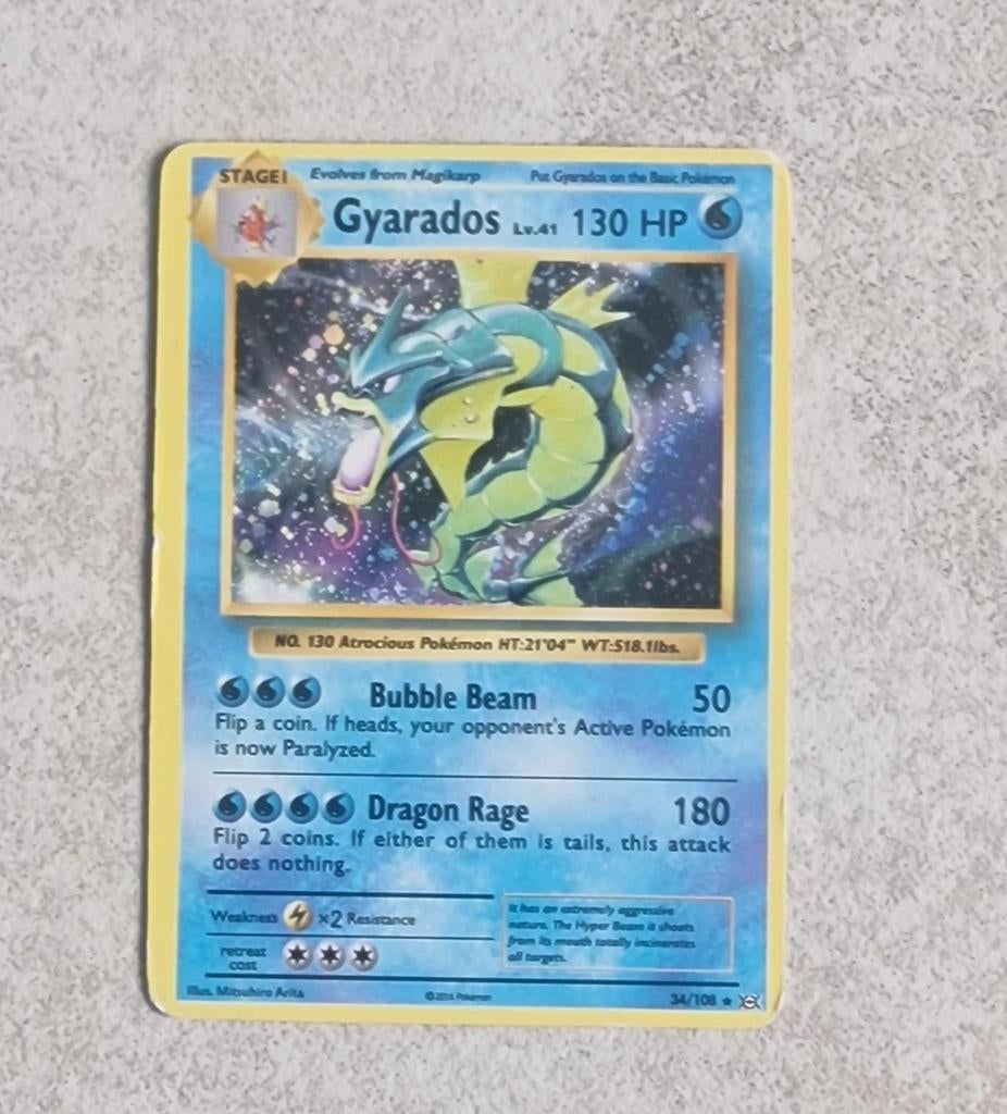 Pokémon kaart - Gyarados, Ophalen of Verzenden
