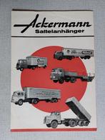 Brochure / Folder ACKERMANN Fahrzeugbau - Sattelanhänger, Ophalen of Verzenden, Gelezen, Overige merken