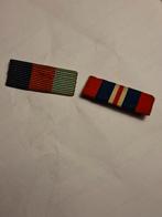 2X batons Engelse medailles 1939-1945 wo2, Ophalen of Verzenden, Landmacht, Engeland, Embleem of Badge