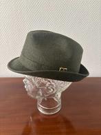Vintage viltband gleufhoed groen Jean Gilbert. Maat 58., Hoed, Ophalen of Verzenden, Zo goed als nieuw, 58 of 59 cm (L, 7¼ of ⅜ inch)