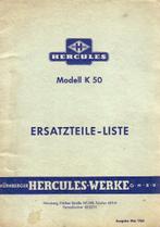 Hercules Ersatzteile-Liste Modell K50 1963 (5587z), Ophalen of Verzenden, Zo goed als nieuw