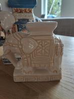 Olifant plantenstandaard asbak retro crème, Ophalen of Verzenden, Zo goed als nieuw