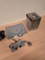 PlayStation 1 met spellen, Ophalen, Zo goed als nieuw, Met 1 controller, Met games