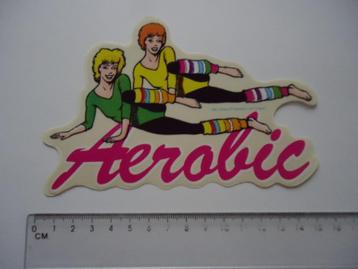 sticker oud 1983 AEROBIC dans strip retro dancing vintage beschikbaar voor biedingen