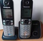 Panasonic KX-TG6812GB Duo DECT Telefoon - Complete Set, Ophalen of Verzenden, Zo goed als nieuw, 2 handsets, Stralingsarm