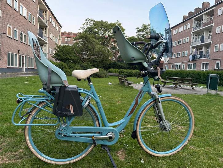 Sparta amazone 4 life, Fietsen en Brommers, Fietsen | Dames | Moederfietsen, Zo goed als nieuw, Sparta, 53 tot 56 cm, 2 zitjes