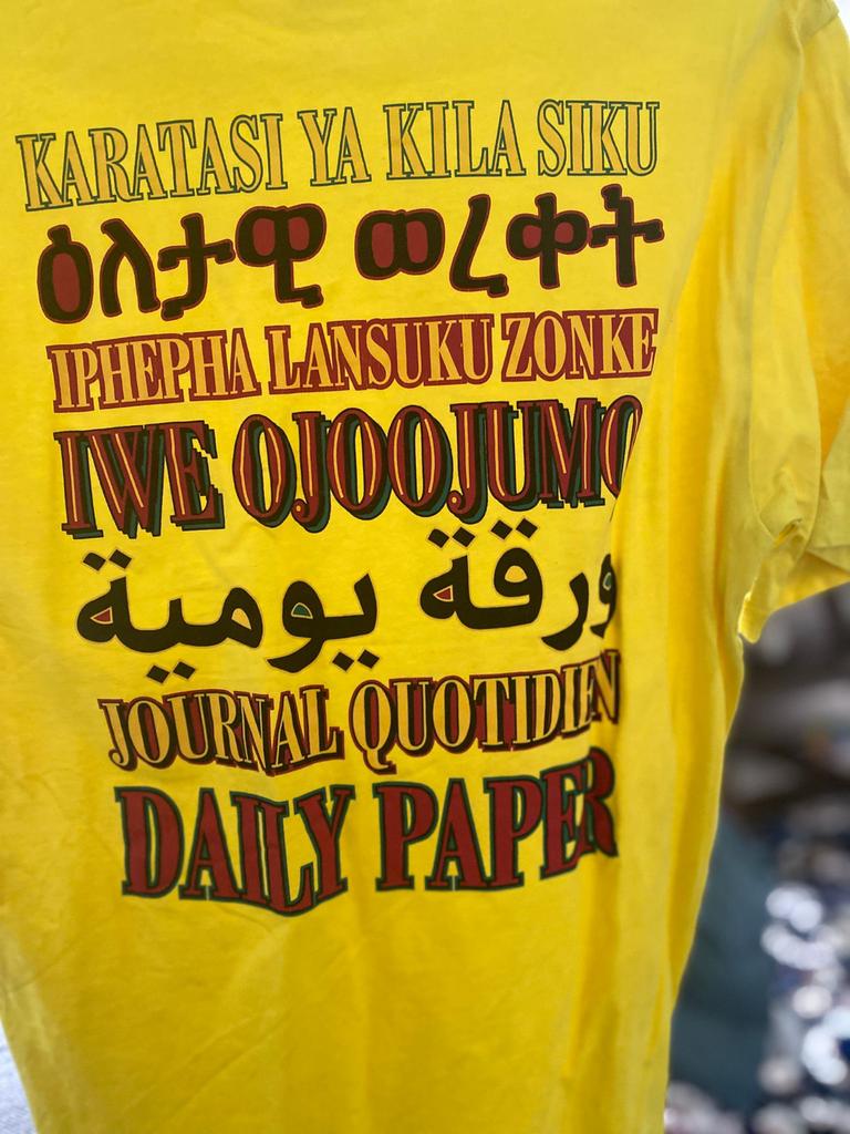 Gele T-shirt XS - Daily Paper, Ophalen of Verzenden, Zo goed als nieuw, Maat 46 (S) of kleiner, Geel
