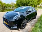 Ford Puma  125pk ST-line X Automaat 2020 Zwartmetallic, Puma, Zwart, Leder en Stof, Zwart