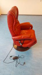 Elektrische sta-op stoel, Ophalen, Minder dan 75 cm, Leer, Zo goed als nieuw