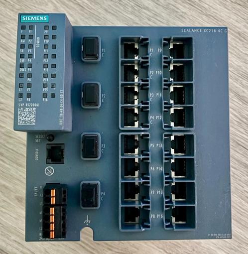 SIEMENS - Scalance - XC216-4C - Managed Layer 2 GigE switch, Hobby en Vrije tijd, Elektronica-componenten, Zo goed als nieuw, Ophalen of Verzenden