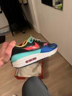 Nike Air Max 1 black hyper grape, Ophalen of Verzenden, Gedragen, Overige kleuren, Sneakers of Gympen