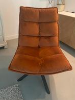 Fauteuil draaistoel cognac fluweel zgan, Huis en Inrichting, Ophalen, Zo goed als nieuw, Bruin, Eén