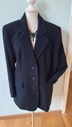 Donkerblauwe wollen jas Wool&Cashmere - Maat 42, Kleding | Dames, Jassen | Winter, Blauw, Maat 42/44 (L), Ophalen of Verzenden