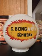 Oude Benzinepomp Lamp S. Bongartz Schiedam, Antiek en Kunst, Ophalen