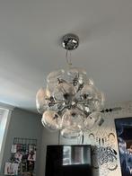 Leuke glazen bollamp hanglamp glazen bollen, Huis en Inrichting, Lampen | Hanglampen, Ophalen, Gebruikt, Minder dan 50 cm