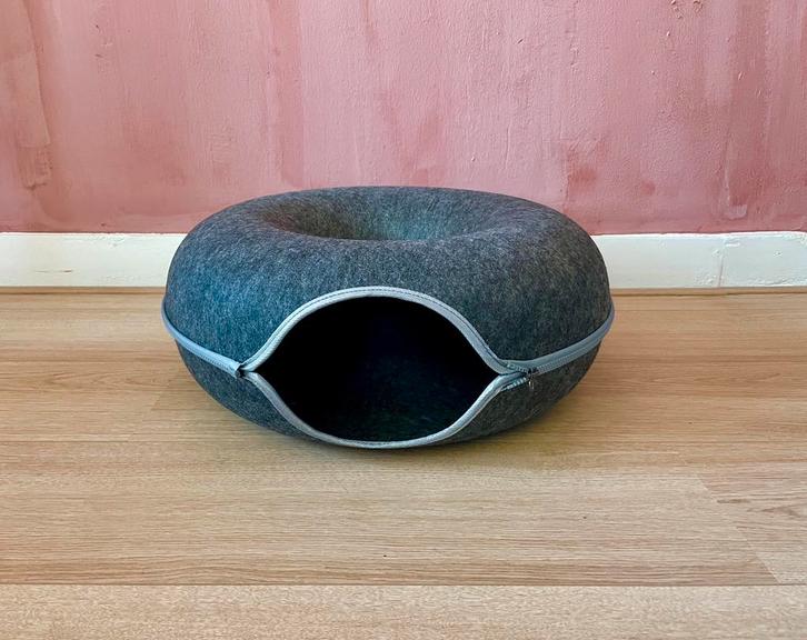 Kattentunnel Donut | Cat Donut, Dieren en Toebehoren, Kattenspeelgoed, Zo goed als nieuw, Intelligentiespeelgoed, Ophalen of Verzenden