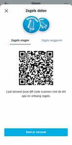 AH glazenzegels gezocht, Tickets en Kaartjes, Eén persoon, Kortingsbon