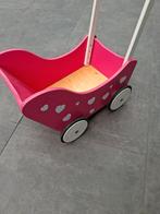 Houten poppenwagen, Kinderen en Baby's, Speelgoed | Houten speelgoed, Ophalen, Gebruikt