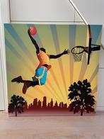 Schilderij canvas basketballer, Ophalen