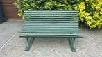 Authentieke houten parkbank, Tuin en Terras, Tuinbanken, Ophalen, Gebruikt, Hout