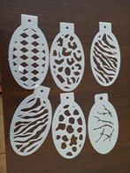 set 6 schminksjablonen NIEUW dieren print opruiming sale, Ophalen of Verzenden, Nieuw, Versiering, Overige