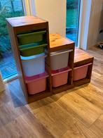 Ikea Trofast trapkast grenen + 7 bakken, Gebruikt, Kast, Ophalen of Verzenden, 75 tot 100 cm