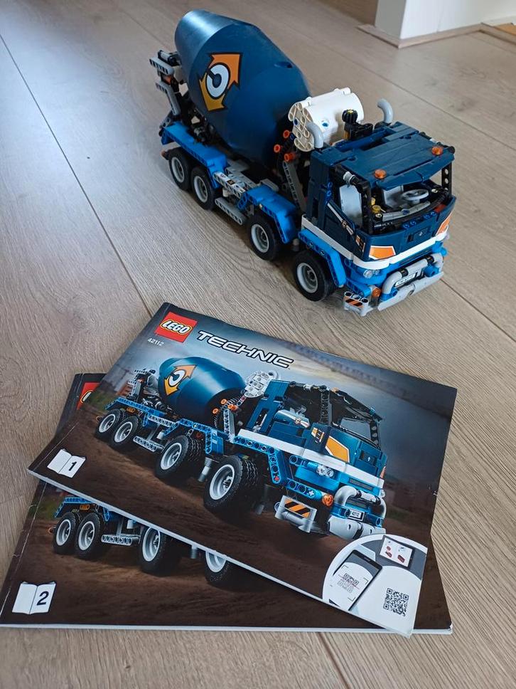 LEGO Technic 42112 Betonmixer, Kinderen en Baby's, Speelgoed | Duplo en Lego, Zo goed als nieuw, Lego, Complete set, Ophalen